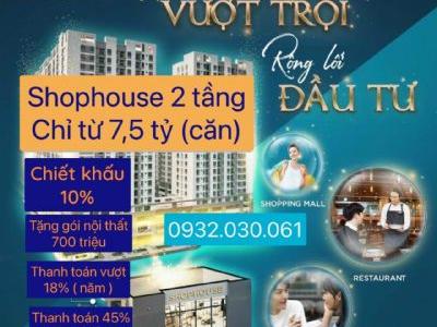 8ty/căn shophouse q7 boulevard , ck 10% + tặng gói nội thất 700triệu 0932030061