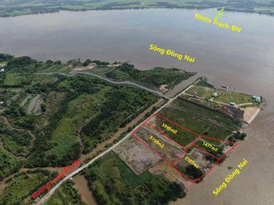 Mặt tiền đường long phước Q9,view sông đồng nai,thoáng đẹp ( xây biệt thự, nhà vườn, du thuyền...)