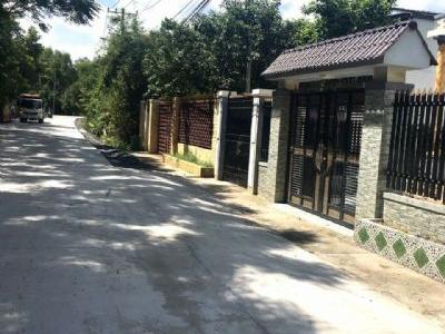 Cần bán 400m2 full thổ cư Giá 3 tỷ Mặt tiền đường Nguyễn Thị Chiên trung tâm thị trấn củ chi