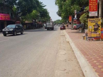Bán đất kinh doanh mặt đường quốc lộ 3 Phố Nỷ Trung Giã Sóc Sơn  Diện tích 85m  Mặt đường 3 sầm uất