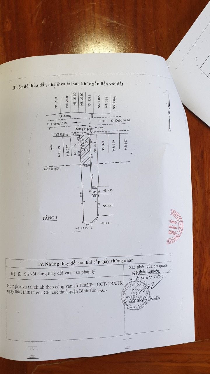 Hàng đẹp mặt Tiền Nguyễn Thị Tú chỉ “85 Triệu M2 “