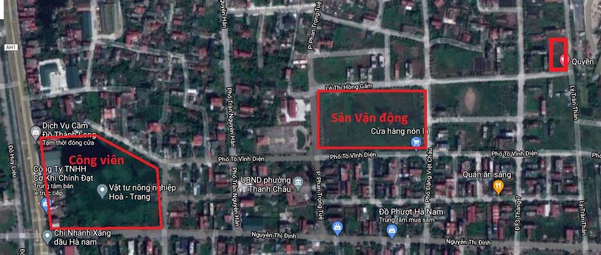 🔥 🔥 🔥 BÁN LÔ GÓC mặt đường LÊ THỊ HỒNG GẤM giao với LÝ TRẦN THẢN – Thanh Châu, Phủ Lý🔥 🔥 🔥