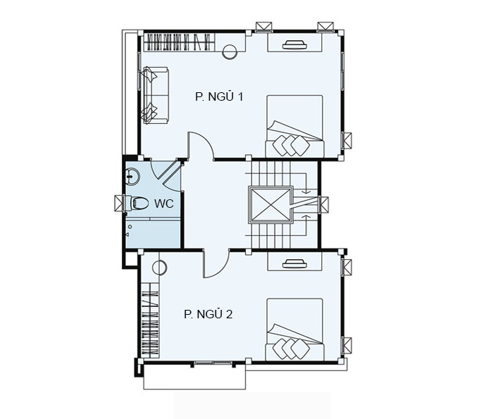 MB1 - Biệt thự 3 tầng hiện đại tại Hải Dương 6.5x10.5m2