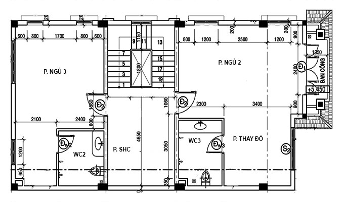 MB2 - Thiết kế biệt thự 4 tầng tân cổ điển 200m2 tại Hải Dương