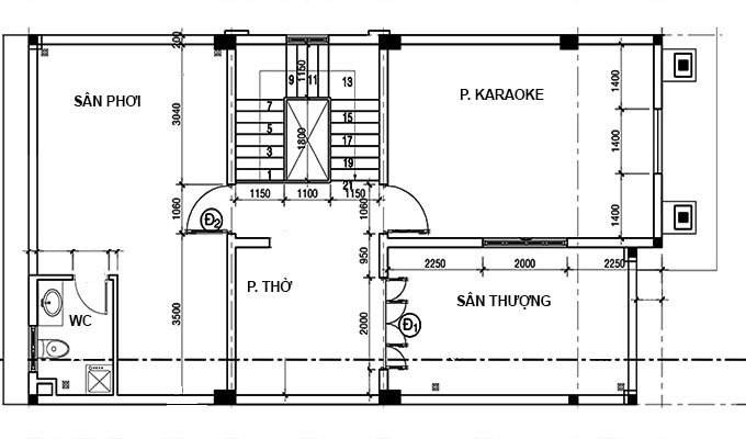 MB4 - Thiết kế biệt thự 4 tầng tân cổ điển tại Hải Dương 200m2 
