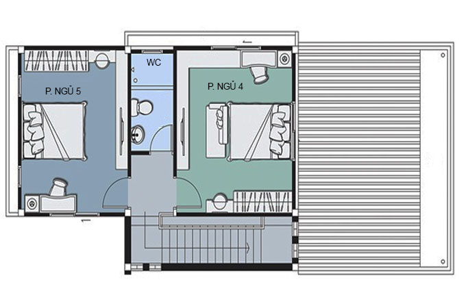 MB3 - Biệt thự phố tại Hải Dương cao 3 tầng3