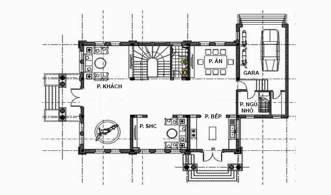 MB1 - Biệt thự tân cổ điển Pháp tại Hải Dương 120m2