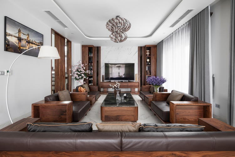 Bên trong biệt thự 230m2 ở Hà Nội3