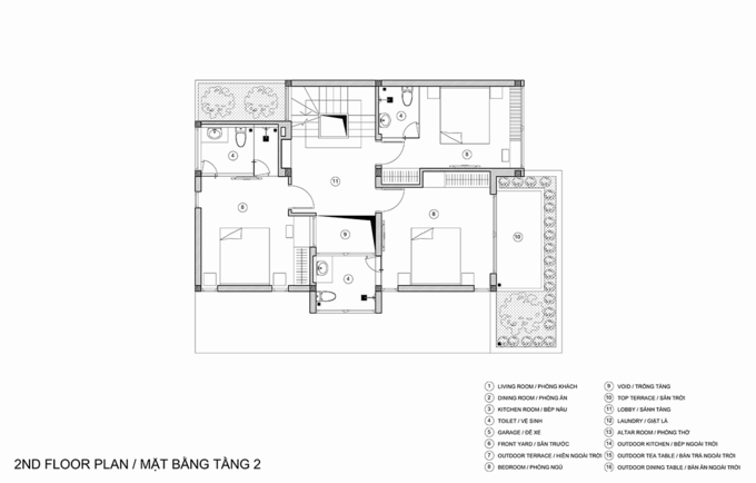 Ngôi nhà hoang nổi bật giữa khu phố sau cải tạo12