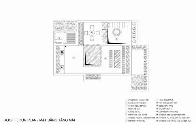 Ngôi nhà hoang nổi bật giữa khu phố sau cải tạo14