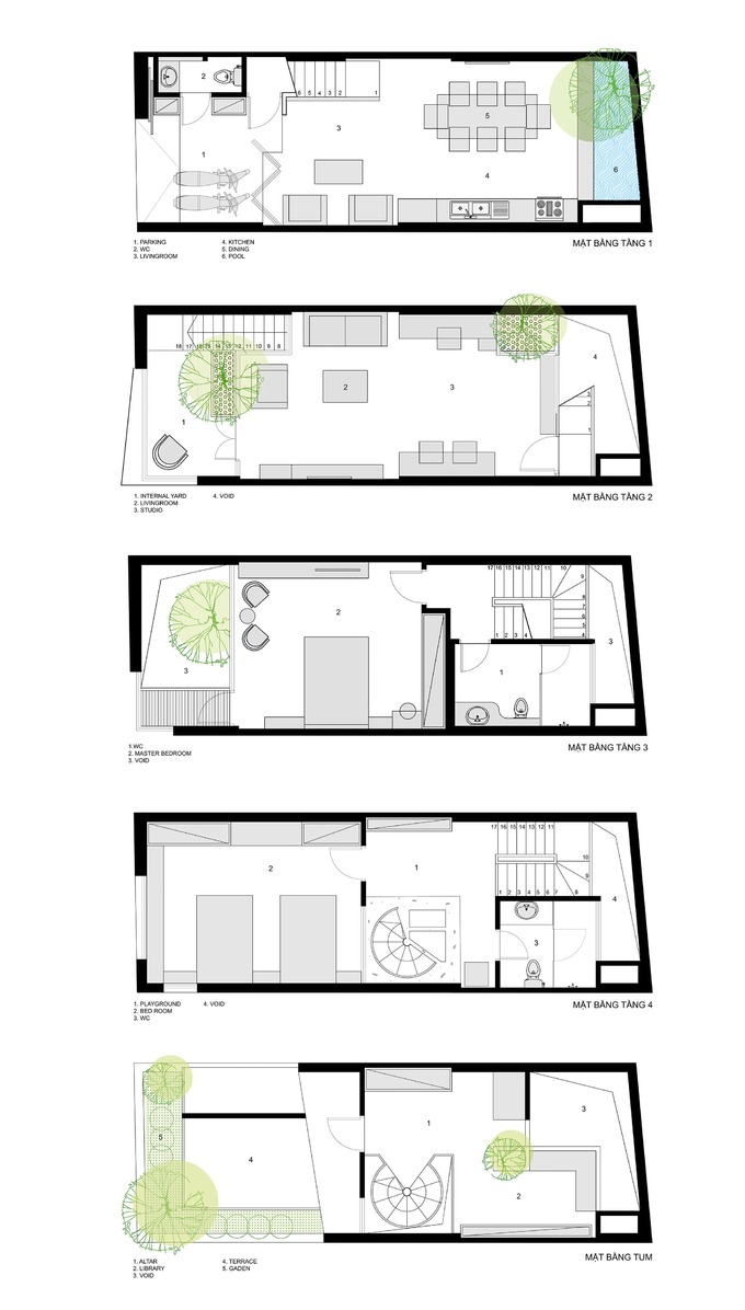 Nhà vát góc để nhìn ra vườn của bố mẹ11