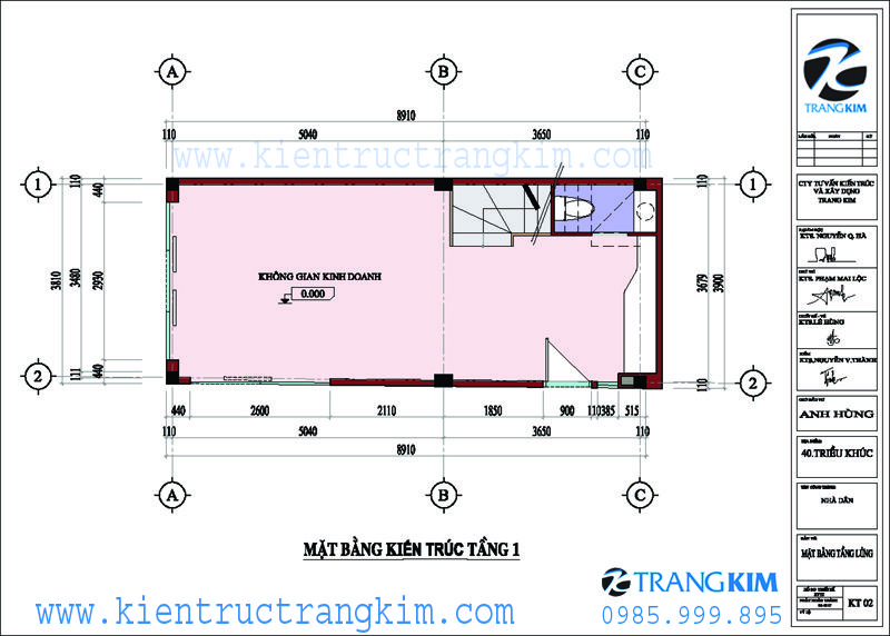 Thiết kế nhà ống hiện đại có tầng lửng