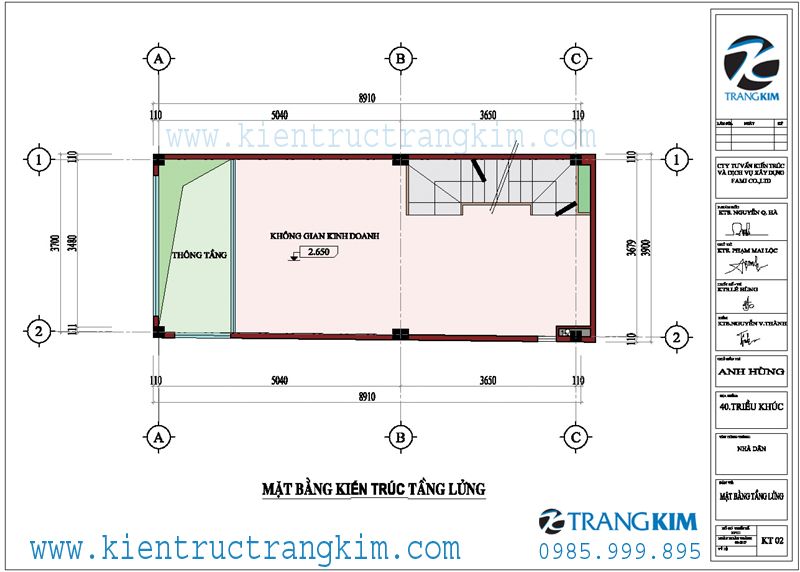 Thiết kế nhà ống hiện đại có tầng lửng2