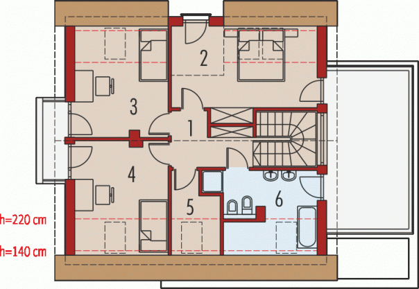Mẫu biệt thự đẹp 2 tầng nhà vườn 10x15m- Mặt bằng tầng 2Mẫu biệt thự đẹp 2 tầng nhà vườn 10x15m- Mặt bằng tầng 2