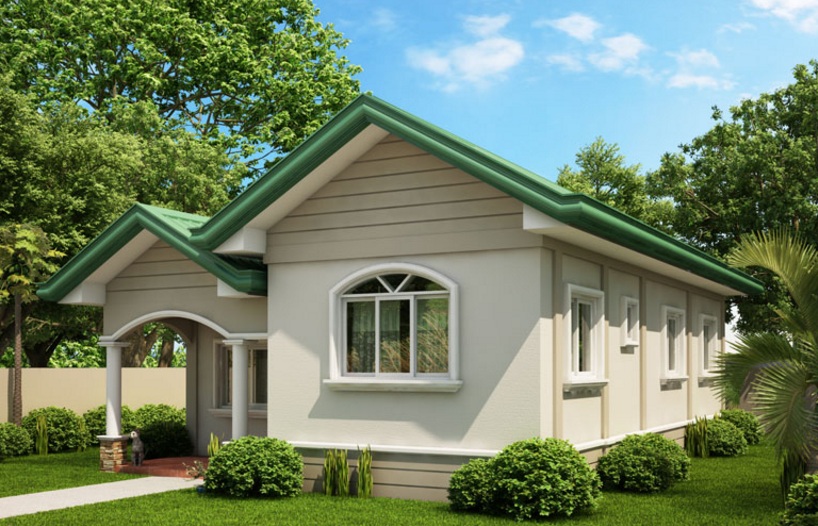 Mẫu nhà cấp 4 diện tích 8,5x14,5m kiểu mái dốc đẹp mắt với 3 phòng ngủ - 2