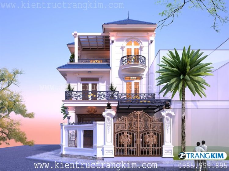Thiết kế biệt thự 3 tầng tân cổ điển tại Nghệ An7