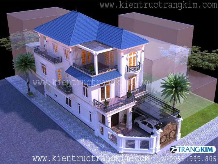 Thiết kế biệt thự 3 tầng tân cổ điển tại Nghệ An8