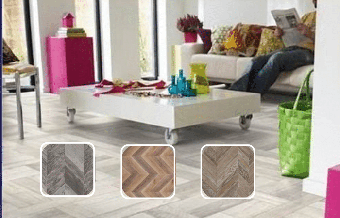 Kiểu lót sàn nhựa thể hiện phong cách khác biệt cho sàn nhà
