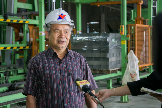 TS Thái Duy Sâm - Trưởng đoàn đánh giá trả lời phỏng vấn của phóng viên