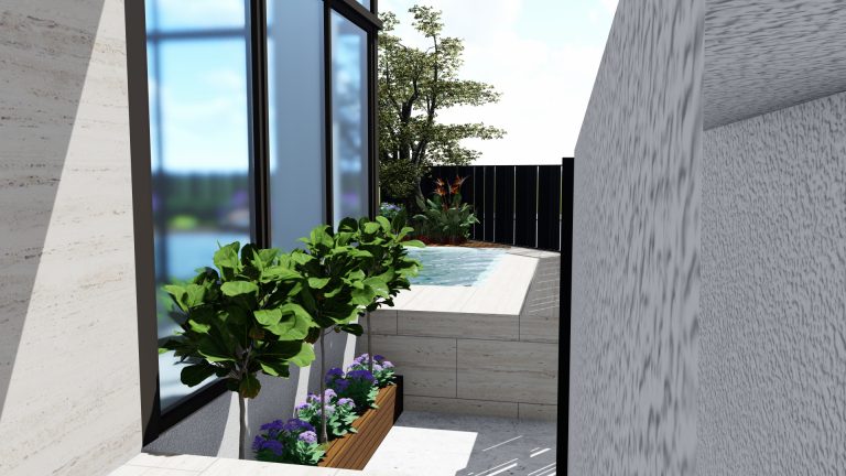 Mẫu thiết kế tiểu cảnh sân vườn biệt thự villa đẹp 2