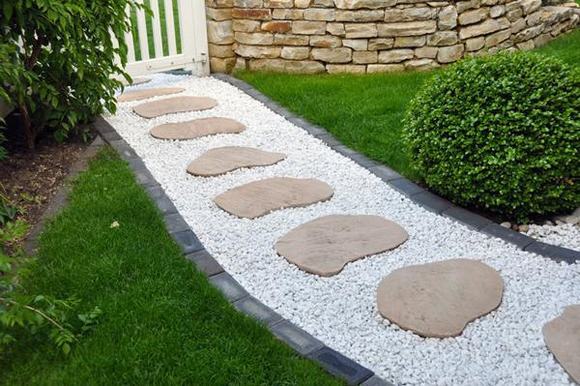 Đường dạo trong thiết kế tiểu cảnh sân vườn 4
