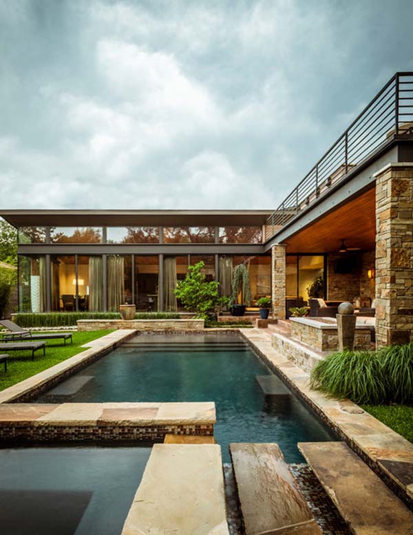 Ý tưởng thiết kế hồ bơi theo phong cách Minimalism2