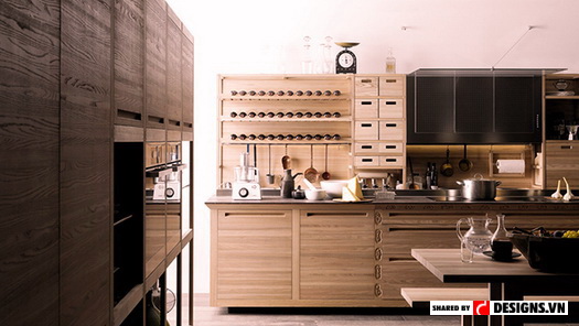 Thiết kế nhà bếp truyền thống mới2