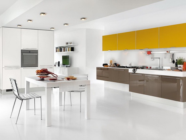 Những mẫu phòng bếp chữ I hiện đại 7