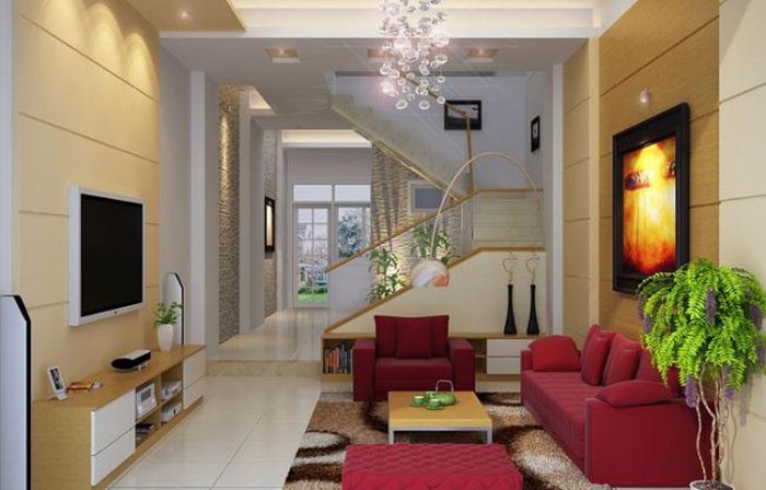 Những Mẫu Phòng khách Nhà ống 5M tuyệt đẹp1