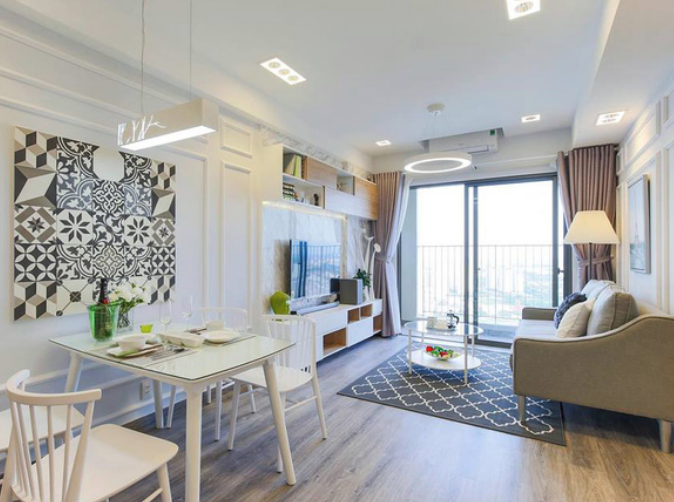 Mẫu thiết kế nội thất phòng khách chung cư mang tính thẩm mỹ cao5