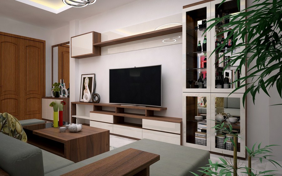 Thiết kế phòng khách nhà ống hiện đại2