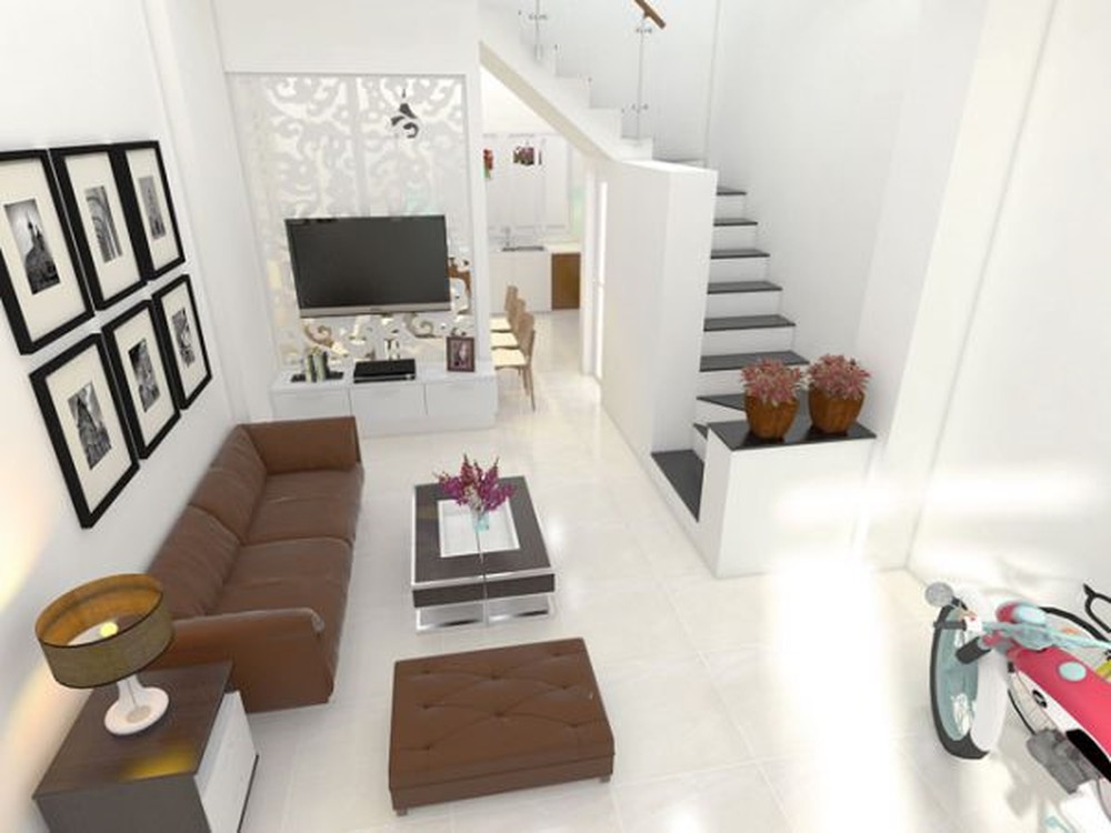 Thiết kế phòng khách nhà ống hiện đại8