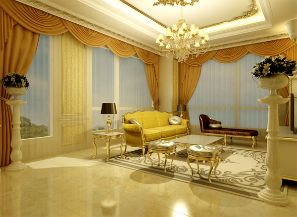 Mẫu thiết kế phòng khách mang phong cách cổ điển hút hồn9