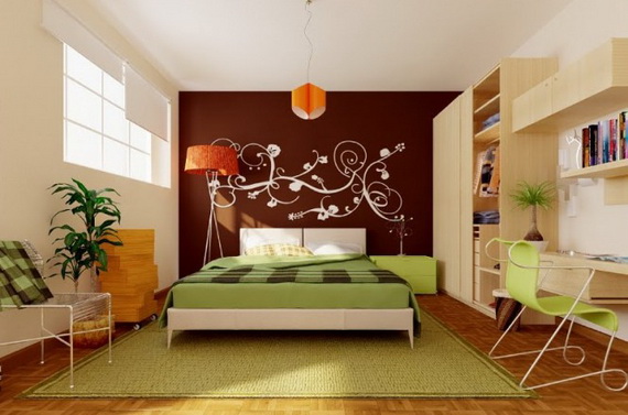 Những bức tường tuyệt đẹp cho phòng ngủ Marvelous5