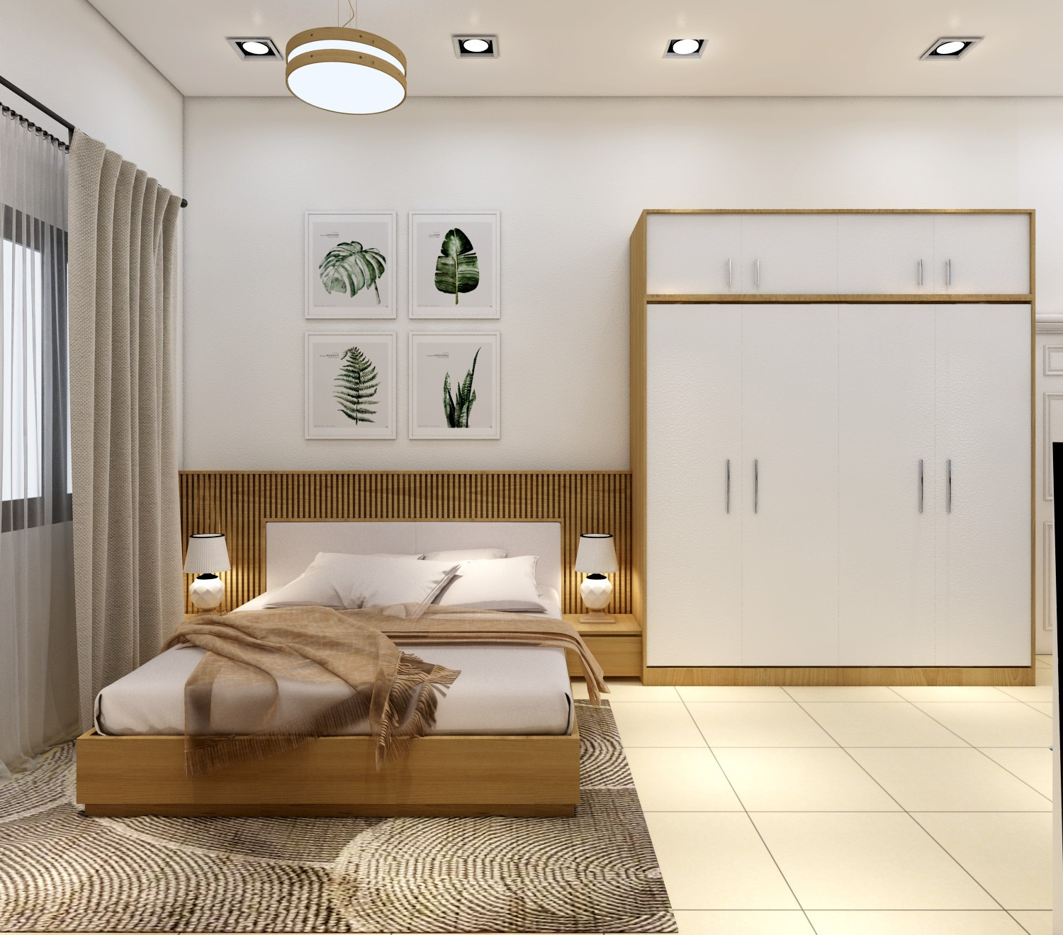Trang trí nội thất phòng ngủ hiện đại đơn giản đẹp nhất2