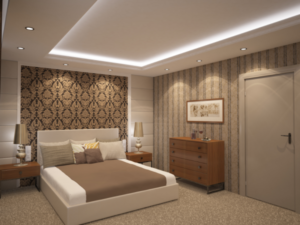 Mẫu thiết kế phòng ngủ 20m2-1