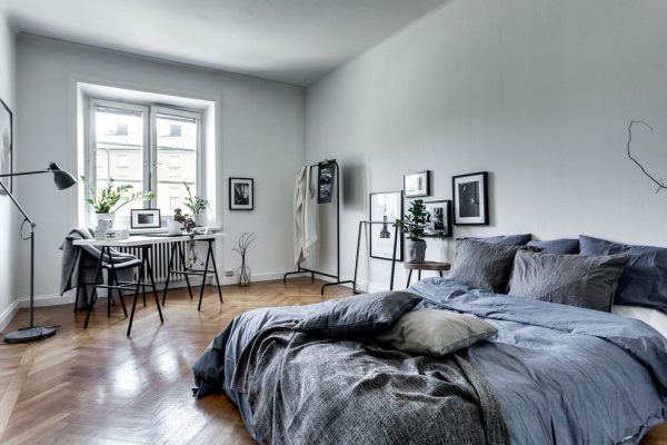 Mẫu thiết kế phòng ngủ 25m2-2