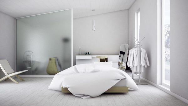Mẫu thiết kế phòng ngủ 25m2-5