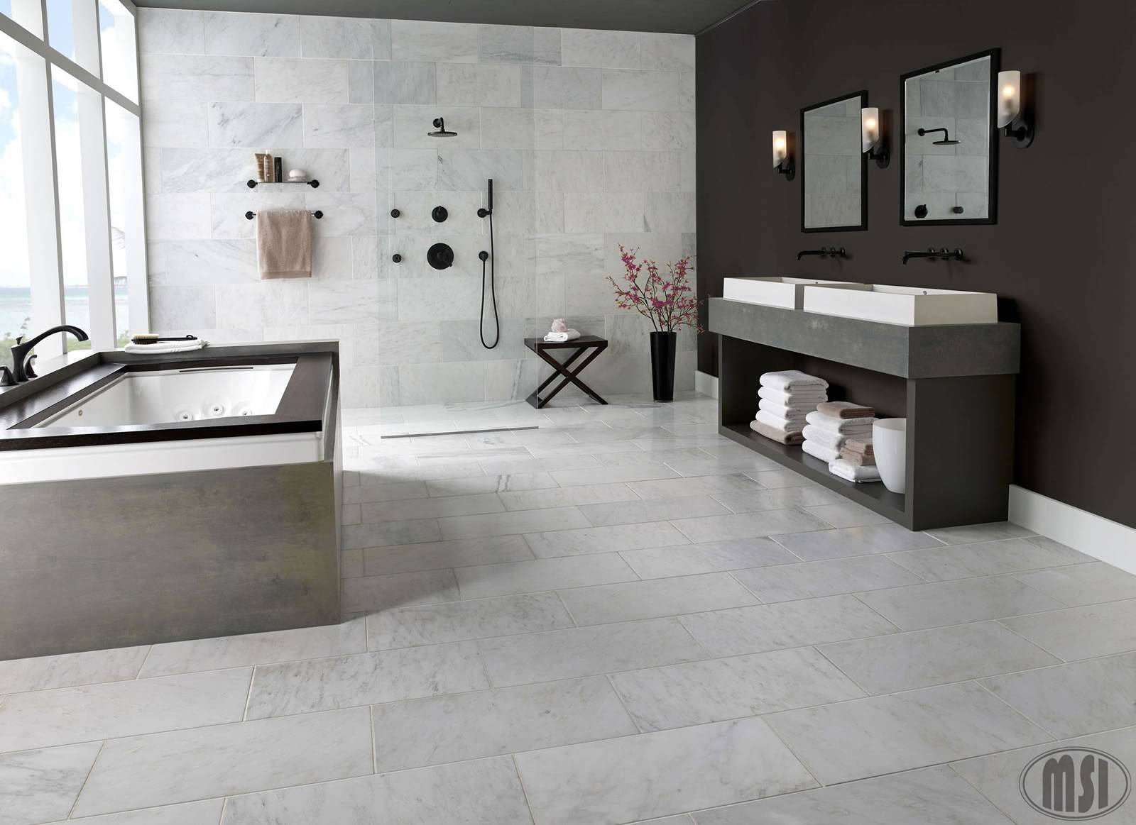 Đá cẩm thạch tự nhiên - Sự lựa chọn cho nội thất phòng tắm6