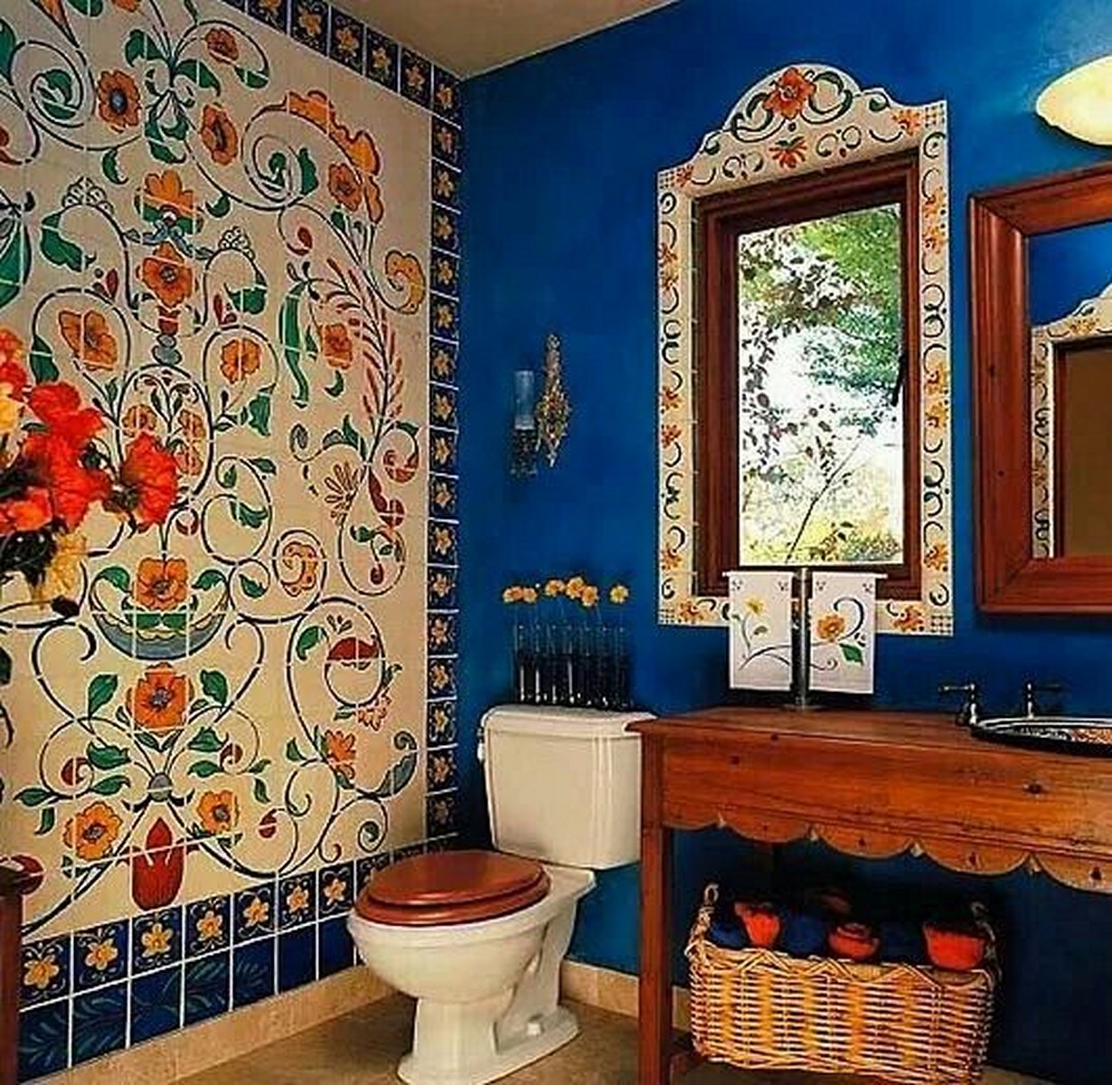 Đẹp ấn tượng với những thiết kế phòng tắm phong cách Bohemian11