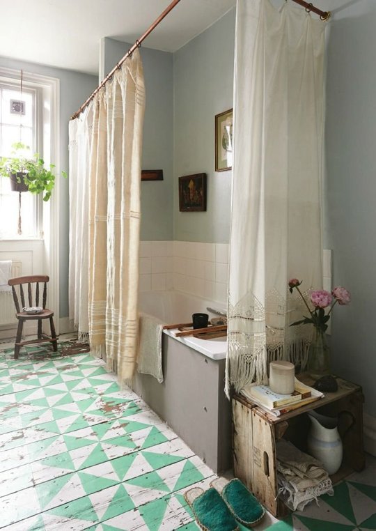 Đẹp ấn tượng với những thiết kế phòng tắm phong cách Bohemian17