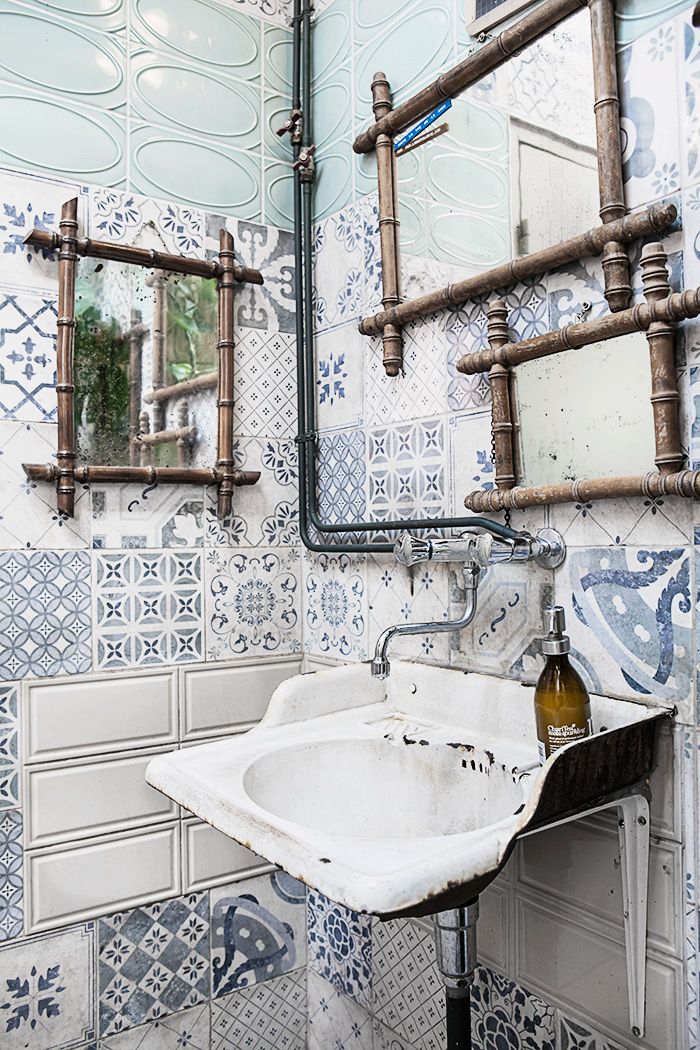 Đẹp ấn tượng với những thiết kế phòng tắm phong cách Bohemian2