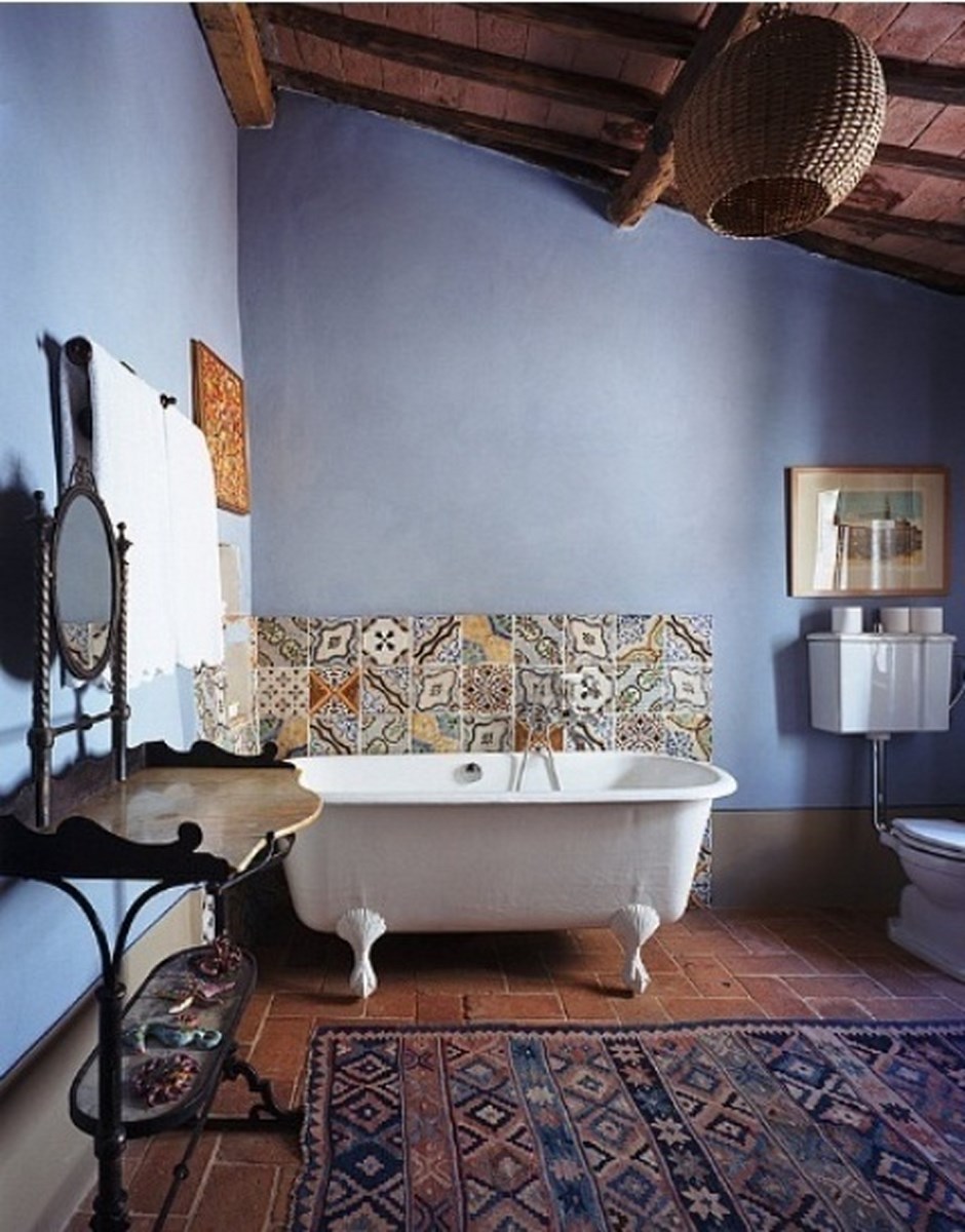Đẹp ấn tượng với những thiết kế phòng tắm phong cách Bohemian9