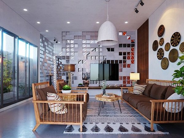 Các kiểu nội thất gỗ mộc vẫn khiến ngôi nhà đẹp3