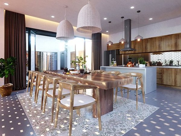 Các kiểu nội thất gỗ mộc vẫn khiến ngôi nhà đẹp5