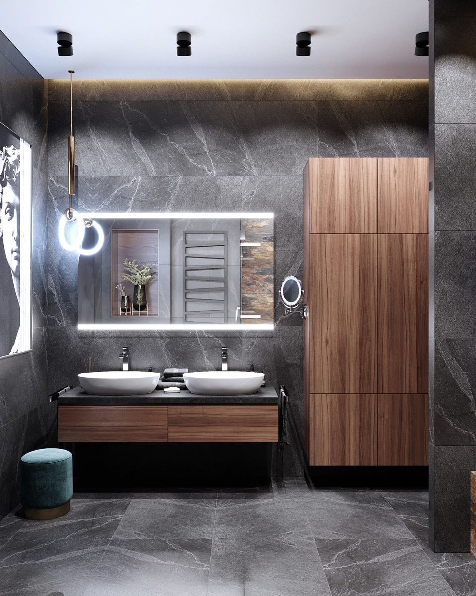 Căn hộ với nội thất tân cổ điển ấn tượng12