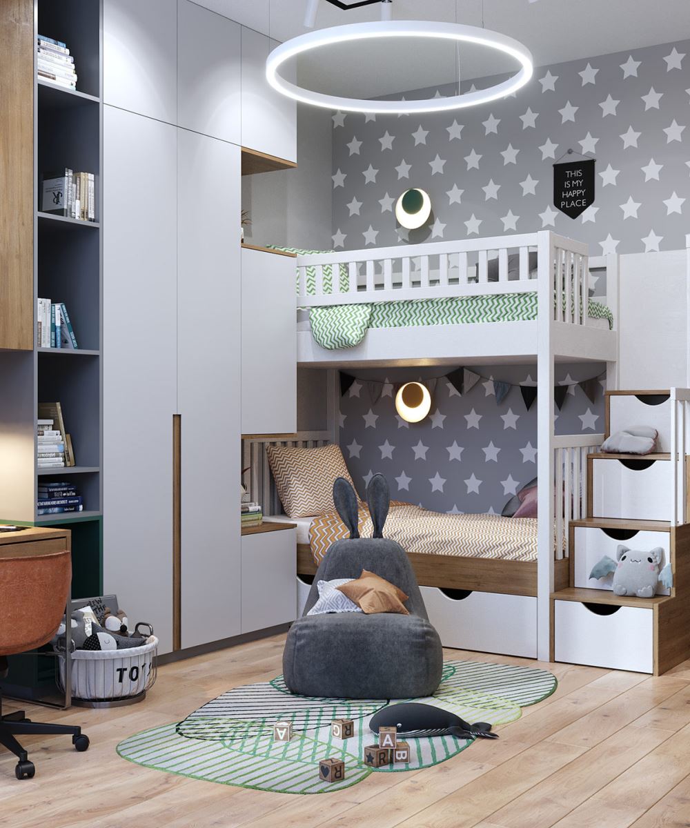 Căn hộ với nội thất tân cổ điển ấn tượng15