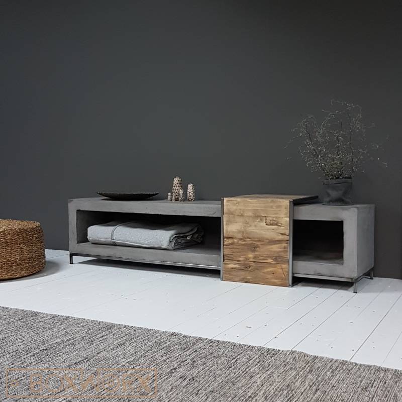 Không gian sống với diện mạo mới mẻ của đồ nội thất bằng xi măng2