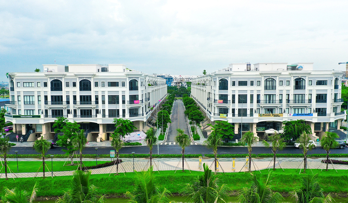 Một dự án shophouse xây sẵn tọa lạc tại TP Thủ Đức. Ảnh: Trung Tín.2
