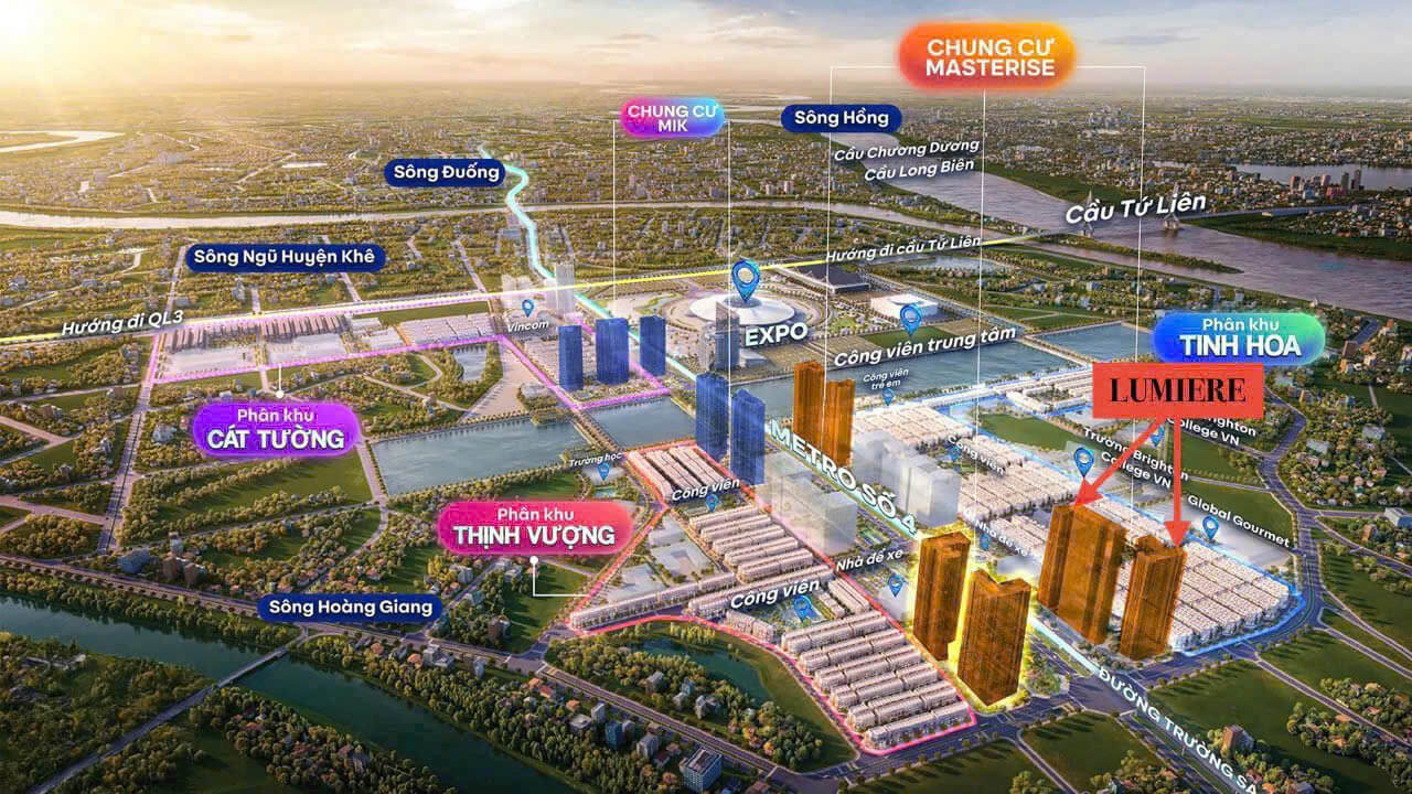 Lumiere Prime Hills Vinhomes Cổ Loa | Trực tiếp Masterise Homes 